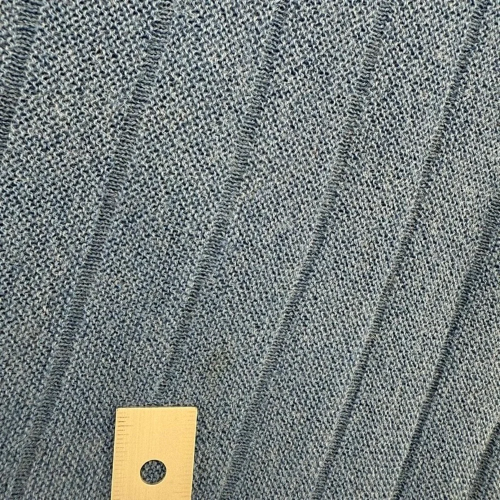 Vintage Maus Hoffman Sweater Vest Mens Medium Blue Alpaca V Neck Peru 90s V neck